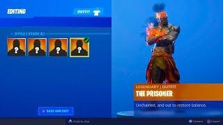 HOW TO UNLOCK ALL THE PRISONER SKIN STAGES IN FORTNITE