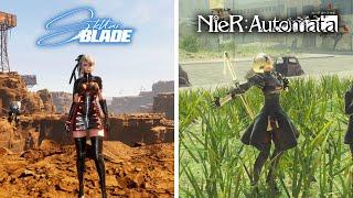 Stellar Blade vs NieR Automata - Physics and Details Comparison