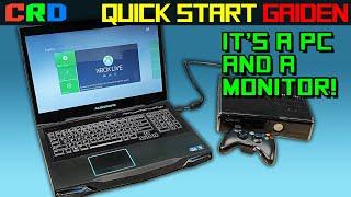 Quick Start Gaiden Ep. 1 Alienwares combo laptopmonitor