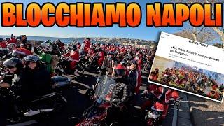 SIAMO FINITI AL TG E SUL GIORNALE  MIGLIAIA DI MOTO BLOCCANO NAPOLI...BABBI IN MOTO NAPOLI 2023