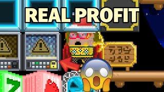 Real Profit Method To Profit in Growtopia INSANE PROFIT  Growtopia Profit  Growtopia