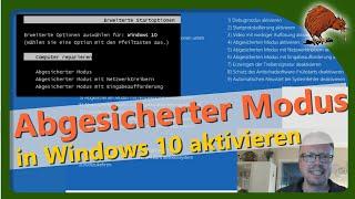 Abgesicherter Modus in Windows 10 aktivieren