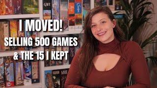 I Moved  Selling 500 Board Games & The 15 I Kept