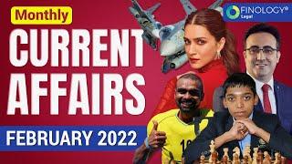 February 2022  Monthly Current Affairs Current Affairs 2022