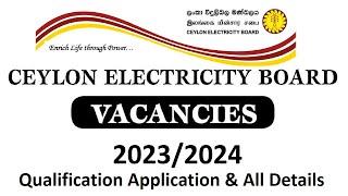 Ceylon Electricity Board Vacancies 2024