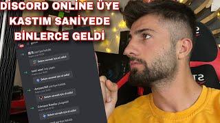 DİSCORD ÜYE HİLESİ  SUNUCU 1 GÜNDE 1000+ KİŞİ NASIL YAPILIR  ÜYE KASMA KANITLI