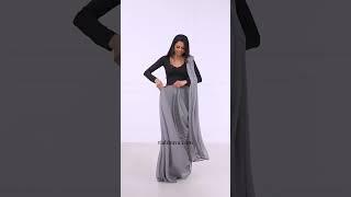 Infinity Saree Drape  how to wear  saree perfectly  how to wear saree for beginners  #shorts