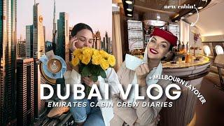 Emirates Cabin Crew Vlog  Days off in Dubai  Upgraded to Business Class