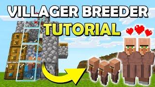 Simple 1.21 Villager Breeder Tutorial in Minecraft Bedrock MCPEXboxPS4Nintendo SwitchPC