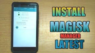 Install Magisk Manager Latest version