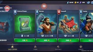 War Legends RTS Overview Light Faction And Dark Faction And Look At Shop Menu Circle of Power Scroll