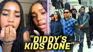 Diddys Daughters CRIES After FEDS Seize Their Phones  Justin & Christian Combs RUN?