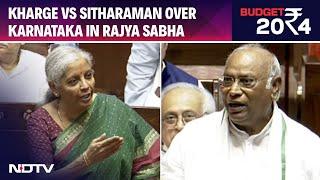 Mallikarjun Kharge Vs Nirmala Sitharaman Over No Mention Of Karnataka In Union Budget