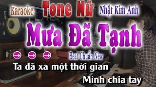 Mưa Đã Tạnh - Karaoke Tone Nữ Beat Chuẩn Nhật Kim Anh  song nhien karaoke