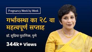 गर्भावस्था का २८ वा सप्ताह  28th week - Pregnancy week by week  Dr. Supriya Puranik Pune