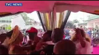 FULL VIDEO Bianca Ojukwu Slaps Obianos Wife Disrupts Soludo Swearing-In Ceremony