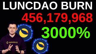 LUNCDAO BURN OVER 456 $LUNC BURN BY LUNCDAO  RANK #5 BURNER