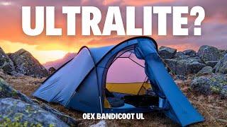 OEX HAVE GONE ULTRALITE?  wild camping in the Lake District  OEX Bandicoot Ultralite