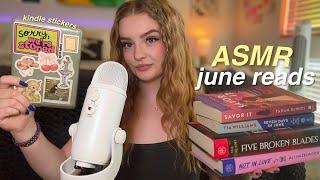 ASMR the 8 books i read in june ️ monthly reading wrap up