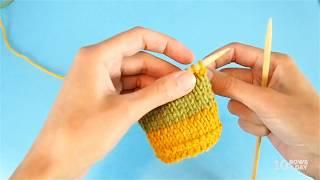 How to Weave In Ends as You Knit Any Knitting Style