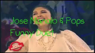 Bakit ngayon ka lang funny duet  Jose Manalo & Pops Fernandez