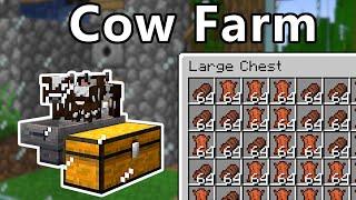 Cow Farm  Food + Leader  Minecraft 1.20