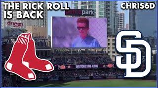 Red Sox get Rick Rolld by Padres Full Clip HD