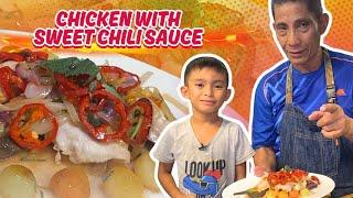 CHICKEN WITH SWEET CHILI SAUCE  CHEF BOY LOGRO VLOGS