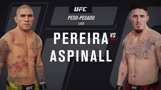 Heavyweight - Alex Pereira vs Tom Aspinall - Simulation