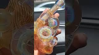 Fumed with real gold and silver 