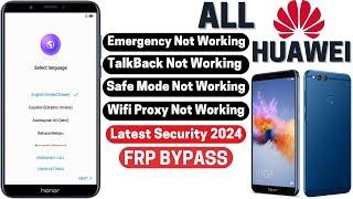 All Huawei FRP Bypass 2024 Google Account Unlock Safe Mode Not  Emergency Not Working  Without Pc