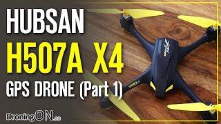 DroningON  Hubsan H507A GPS Drone Review Part 1 - Unboxing Inspection & Setup
