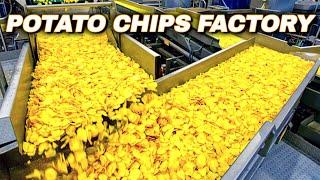 How Potato Chips Are Made - Chips Production Line  Potato Chips Factory