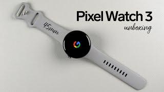 Google Pixel Watch 3 Unboxing 45mm Hazel