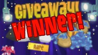 Raccoontail + sapphires giveaway WINNER  Animal Jam