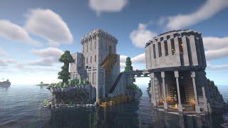 Castle Island  Minecraft Timelapse