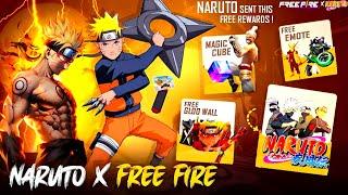 NARUTO X FREE FIRE COLLABORATION കണ്ടോ  NARUTO X FREE FIRE REWARDS  FREE FIRE INDIA