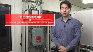 Demonstration of a real-time gas monitoring system for methanation