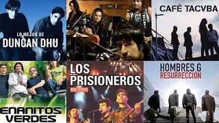 Rock En español De Los 80 y 90  Lo Mejor Del Rock 80 y 90 en Español CaifanesEnrique Bunbury...