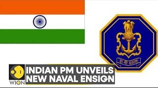 INS Vikrant is symbol of new Indias potential says PM Modi Indian Navy gets its first ensign