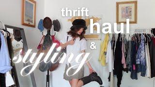 thrift haul & styling - summer outfit inspo