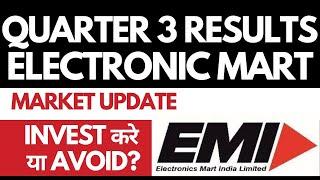 Electronics Mart  Quarter 3 Results • Electronics Mart Breaking News • Dailystock