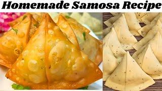 Samosa Recipe  Samosa Banane Ka Tarika  Potato Snacks Recipe