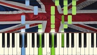 God Save the QueenKing - National Anthem UK Piano Tutorial Synthesia