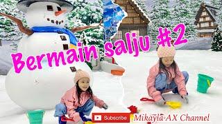 Bermain salju ll play snow  trans snow world surabaya