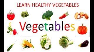 İngilizce Sebzeler  25 Sebze İsmi ve İsimleri - Learn Vegetables with music and Names