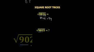 Shortcut tricks #67 square root #rrbalp #rrbalp2024 #mathstricks #viral #easymaths #aptitude