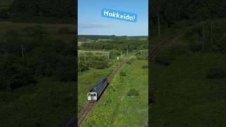 Trains of Hokkaido #travel #hokkaidojapan #japan #train #drone #北海道