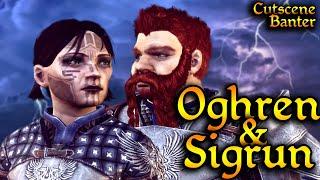 Oghren and Sigrun Cutscene Banter  Dragon Age Origins - Awakening