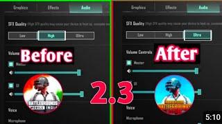 How to enable ultra audio in bgmi after 3.0 update   MORNINGSTAR PUBG  #ultraaudio #bgmi